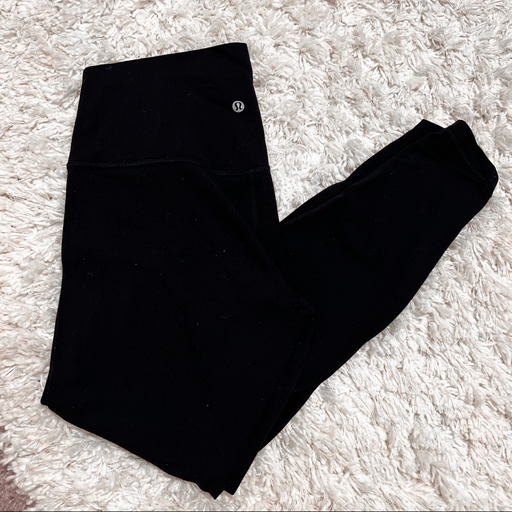 Black Lululemon leggings Size 12